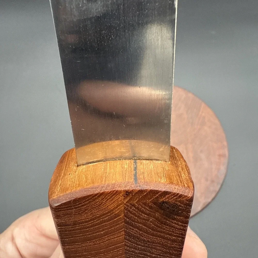 VTG Jens Quistgaard for Dansk Teak Cheese Cutting Board with Built in Knife 11.5